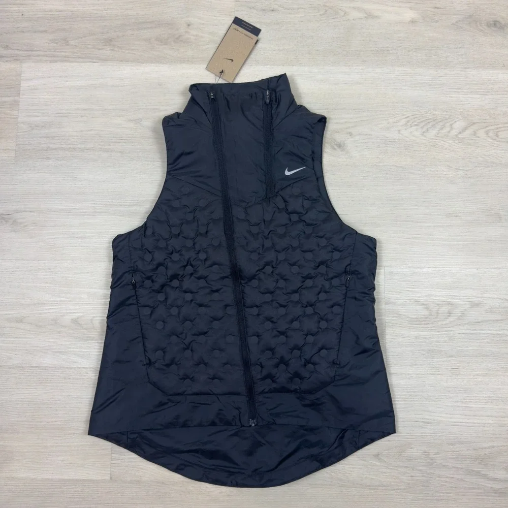 Nike Therma-Fit ADV Repel AeroLoft Running Vest Womens XS Black‎ FB7606 010 $190